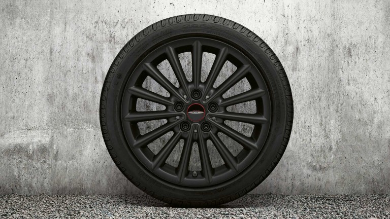 17 COLLU JCW, MULTI SPOKE, 505 – MATĒTĀ JET BLACK KRĀSĀ